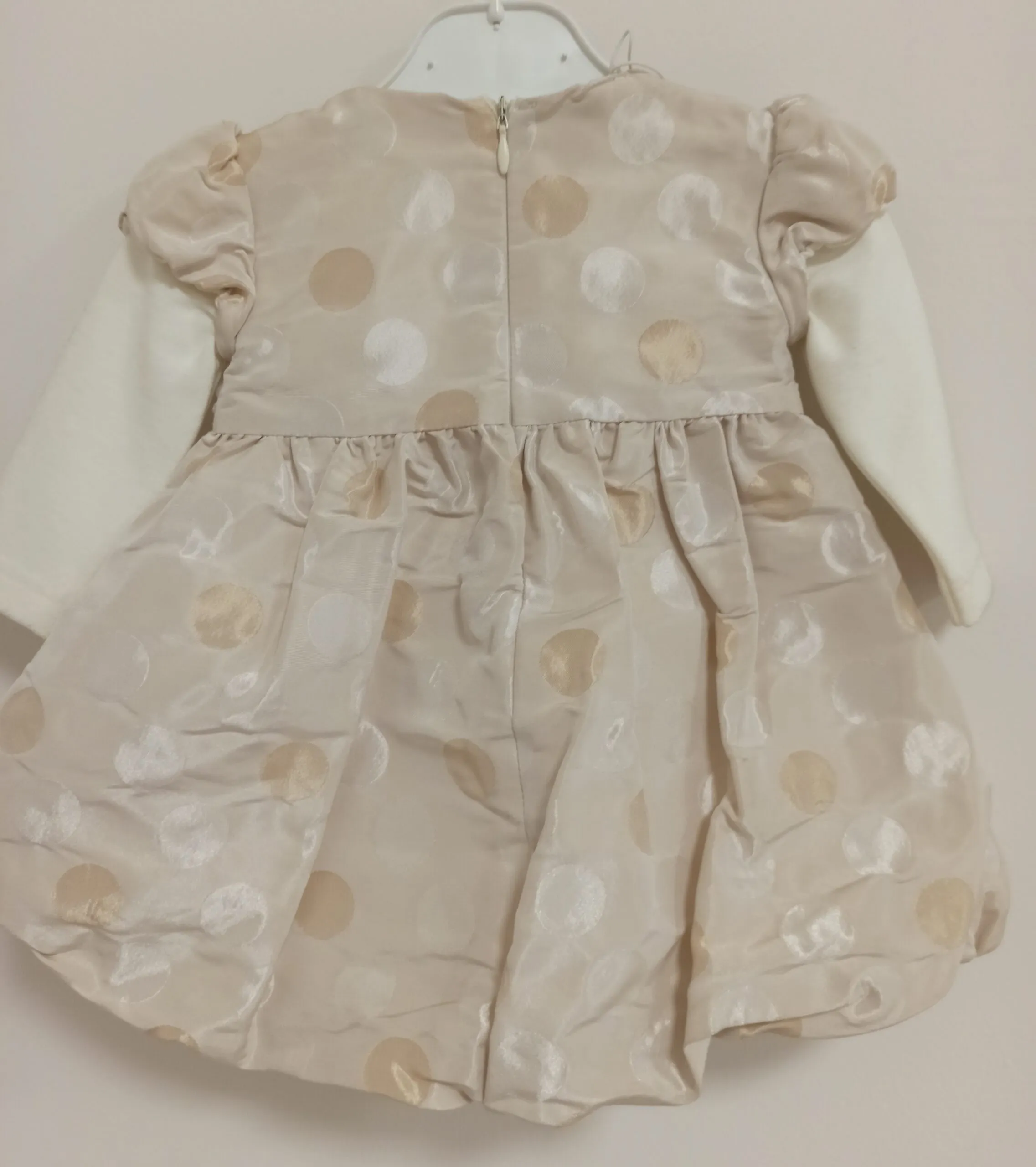 CICCINO ABITINO CERIMONIA BIMBA 3I-CH679 BEIGE ULTIMO DISPONIBILE TAGLIA 3 MESI - immagine 3