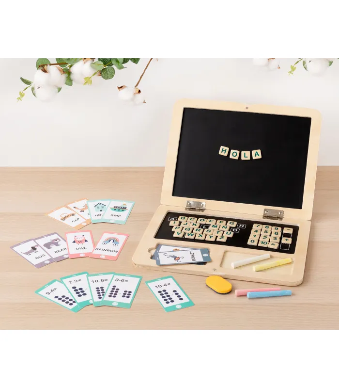 KIOKIDS GIOCO IN LEGNO COMPUTER 36 MESI + - immagine 2