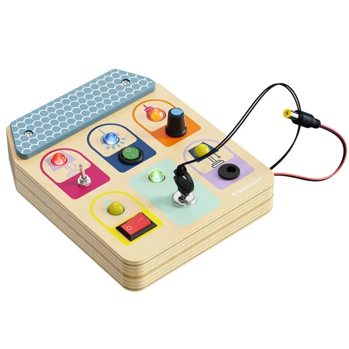 TOP BRIGHT GIOCO EDUCATIVO INTERRUTTORE DELLA LUCE PLAY MONTESSORI 36 MESI +