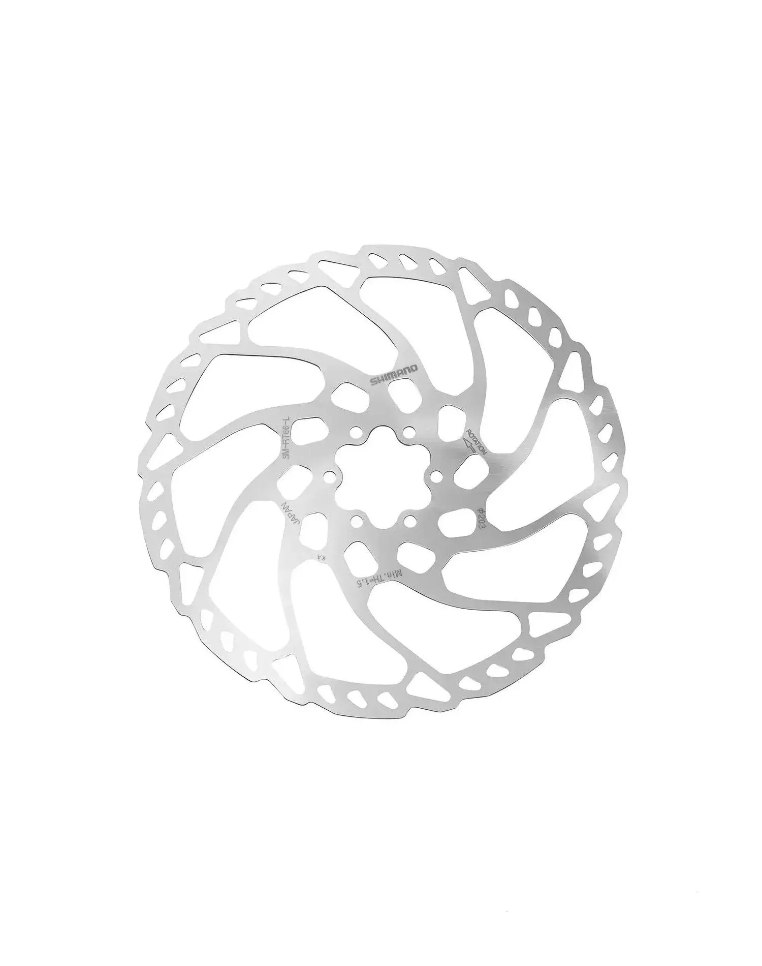 SHIMANO Disco freno 203mm 6 fori SLX SM-RT66L