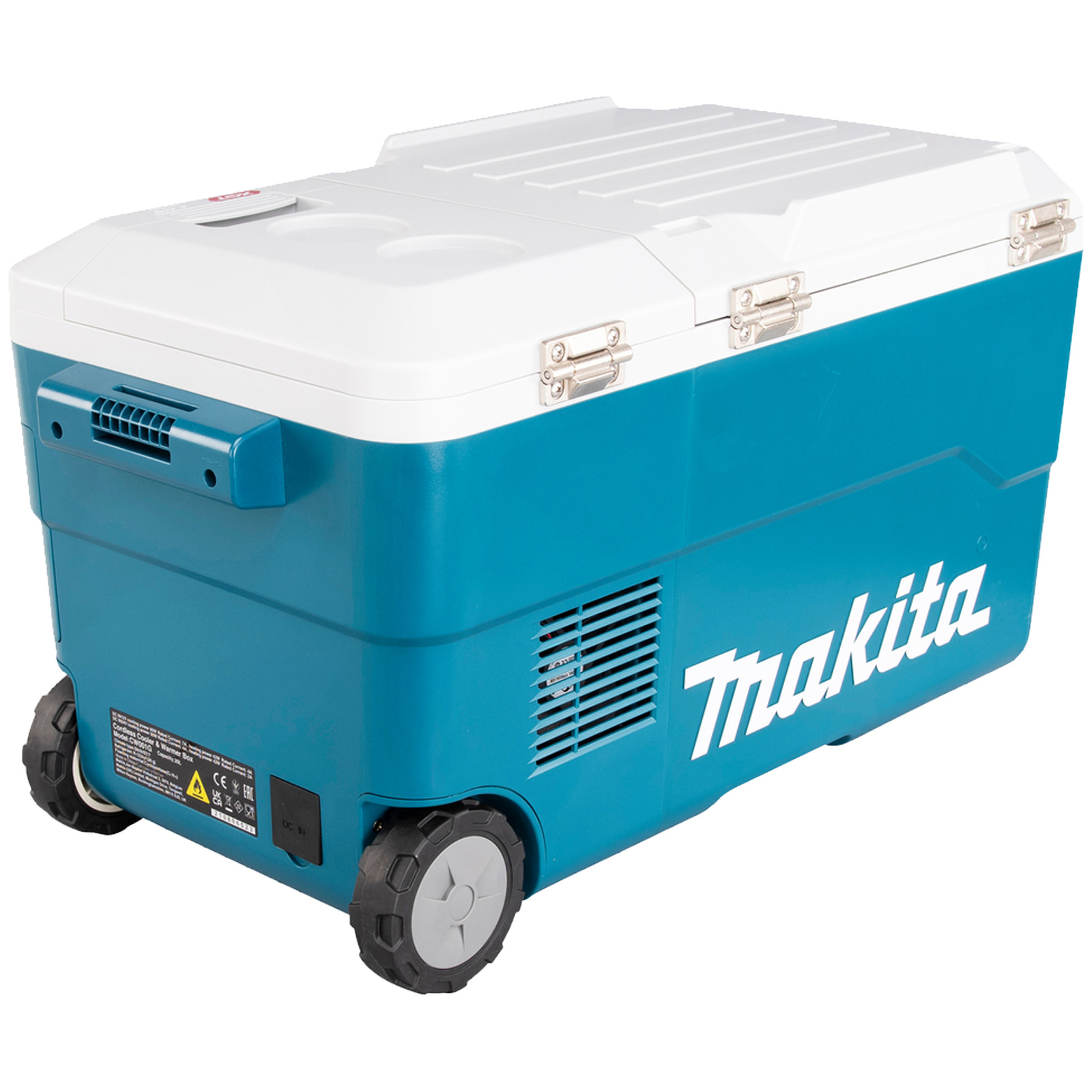 Box Termico Refrigerante/Riscaldante a Batteria 18V e 40V MAKITA Frigorifero Portatile IPX4 Ruote Capacità 20 Litri CW001GZ - immagine 6