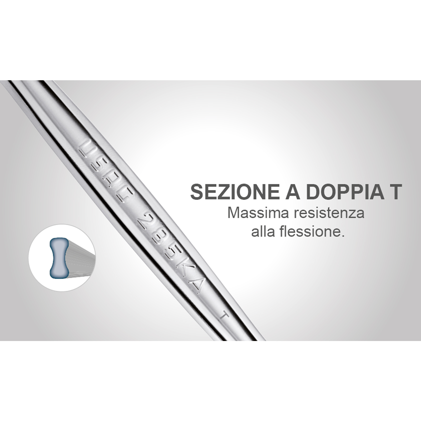 Serie 5 Chiavi Combinate con Cricchetto USAG dalla 8 alla 19mm Forchetta 15° in Acciaio 285 KA/SE5 - immagine 5