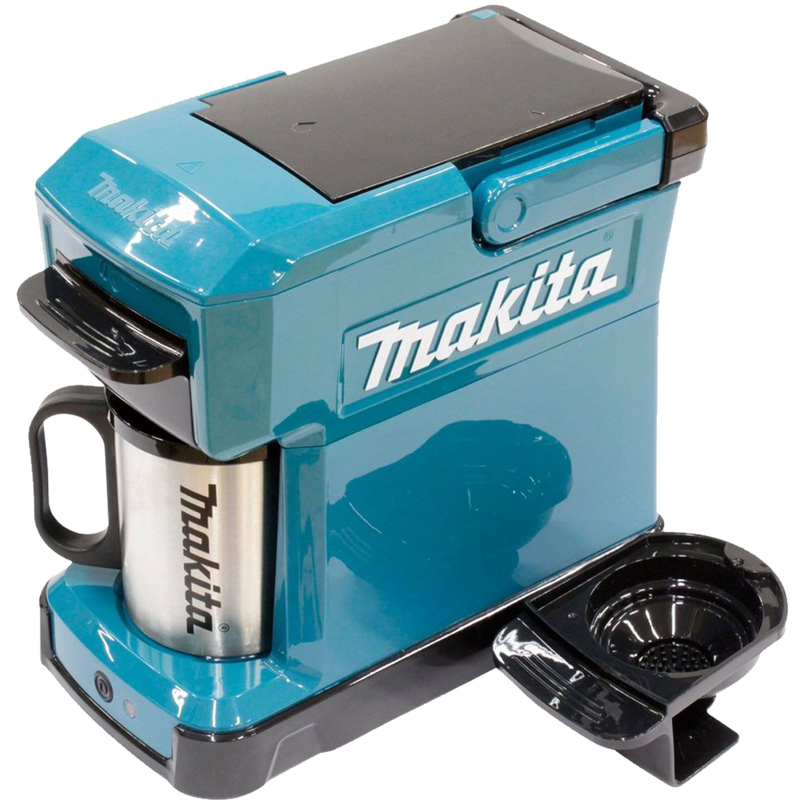 Macchina Caffè Americano a Batteria 12V 18V MAKITA Portatile Cantiere Tazza Alluminio DCM501Z - immagine 8
