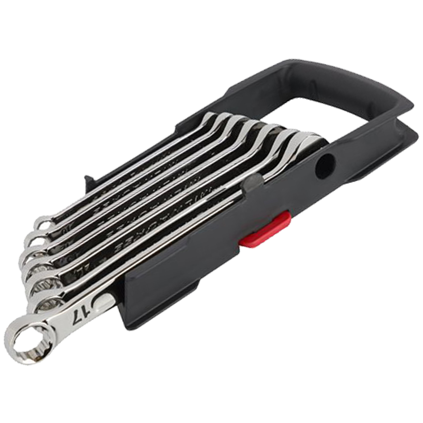 Serie 7 Chiavi Combinate Fisse Stella MILWAUKEE Forchetta Poligonali MAX BITE™ dalla 8 alla 17 con Supporto 4932464257 - immagine 4